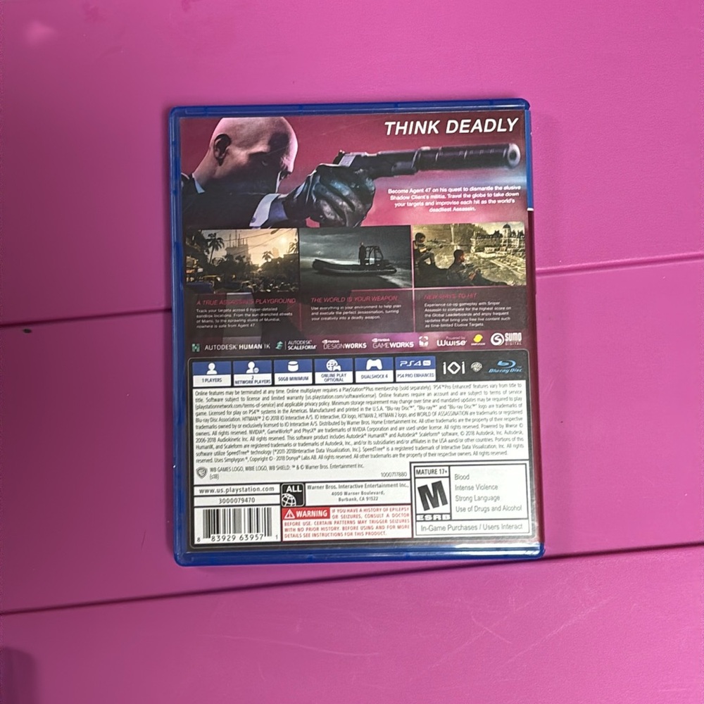 PS4 Hitman 2 video Game - Picture 2 of 4
